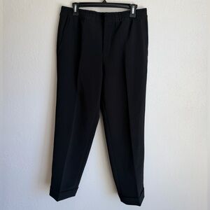 Club Monaco Black Pull On Straight Leg Ankle Ponte Pant Womens 6 Career Classic